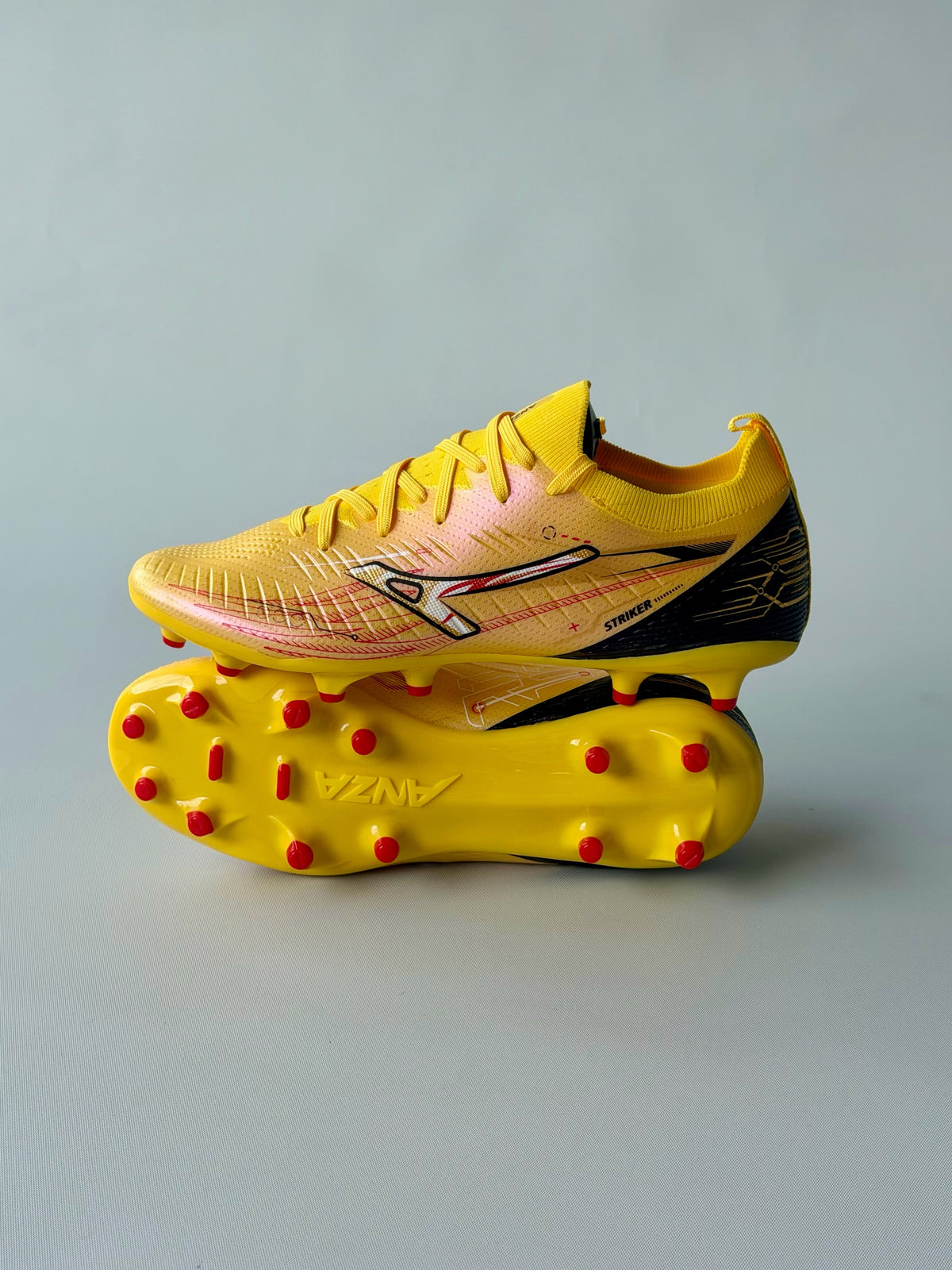 ANZA STRIKER YELLOW HARD GROUND FOOTBALL BOOT