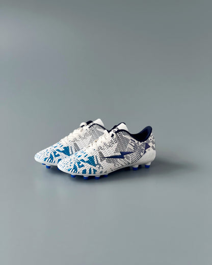 SPIKA LIGER FIRM GROUND BOOTS WHITE/BLUE