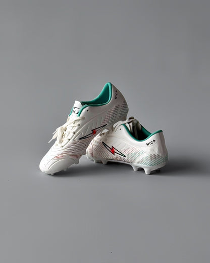SPIKA MICA HARD GROUND FIOTBALL BOOTS WHITE