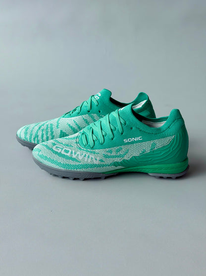 FOWIN SONIC GREEN TURF STUD FOOTBALL BOOT