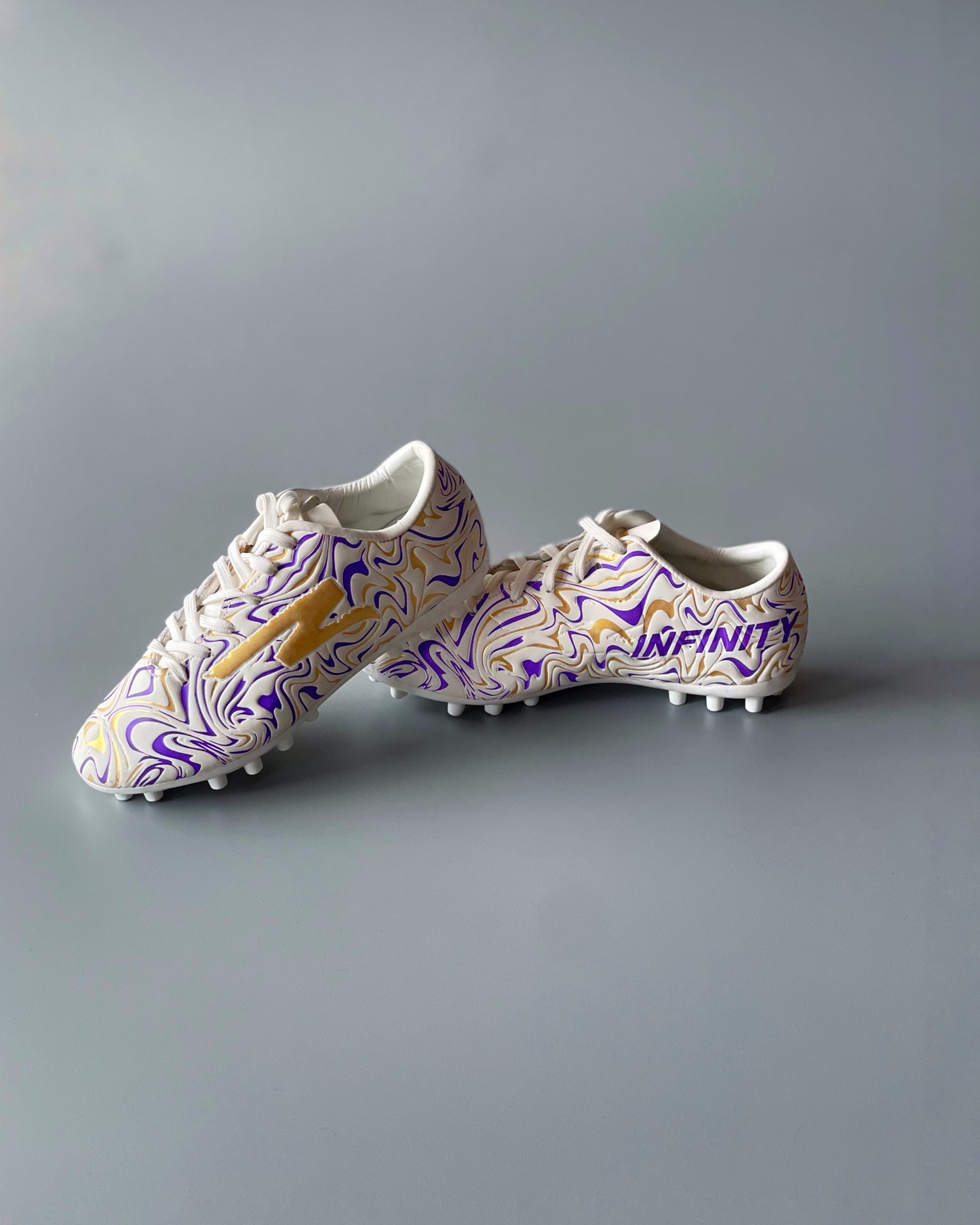 FELO INFINITY MULTI GROUND FOOTBALL BOOTS WHITE