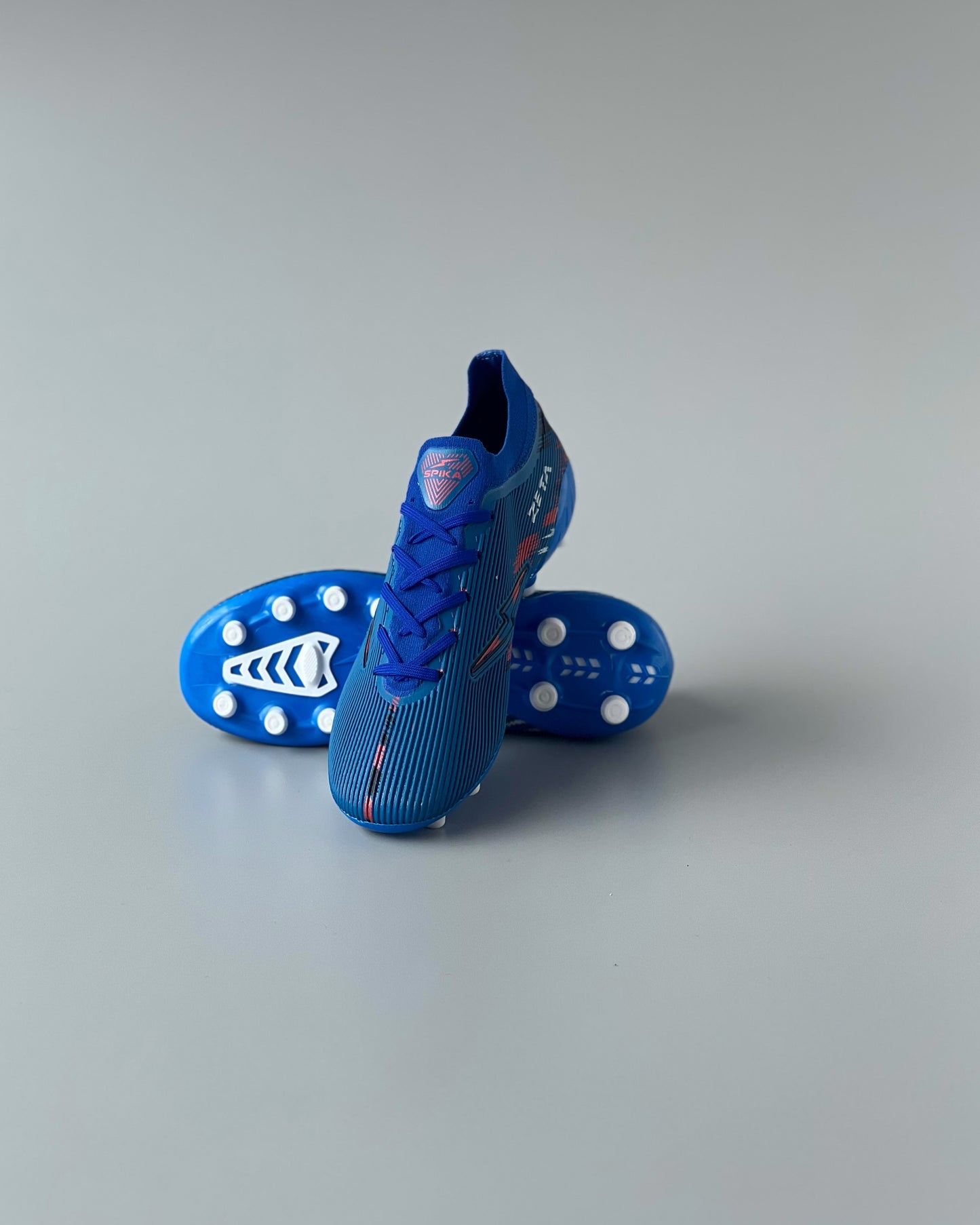 SPIKA ZETA FIRM GROUND SEMI ANKLE BOOTS BLUE