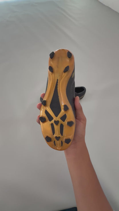 FELO RAPTOR FIRM GROUND FOOTBALL BOOTS BLACK/GOLD